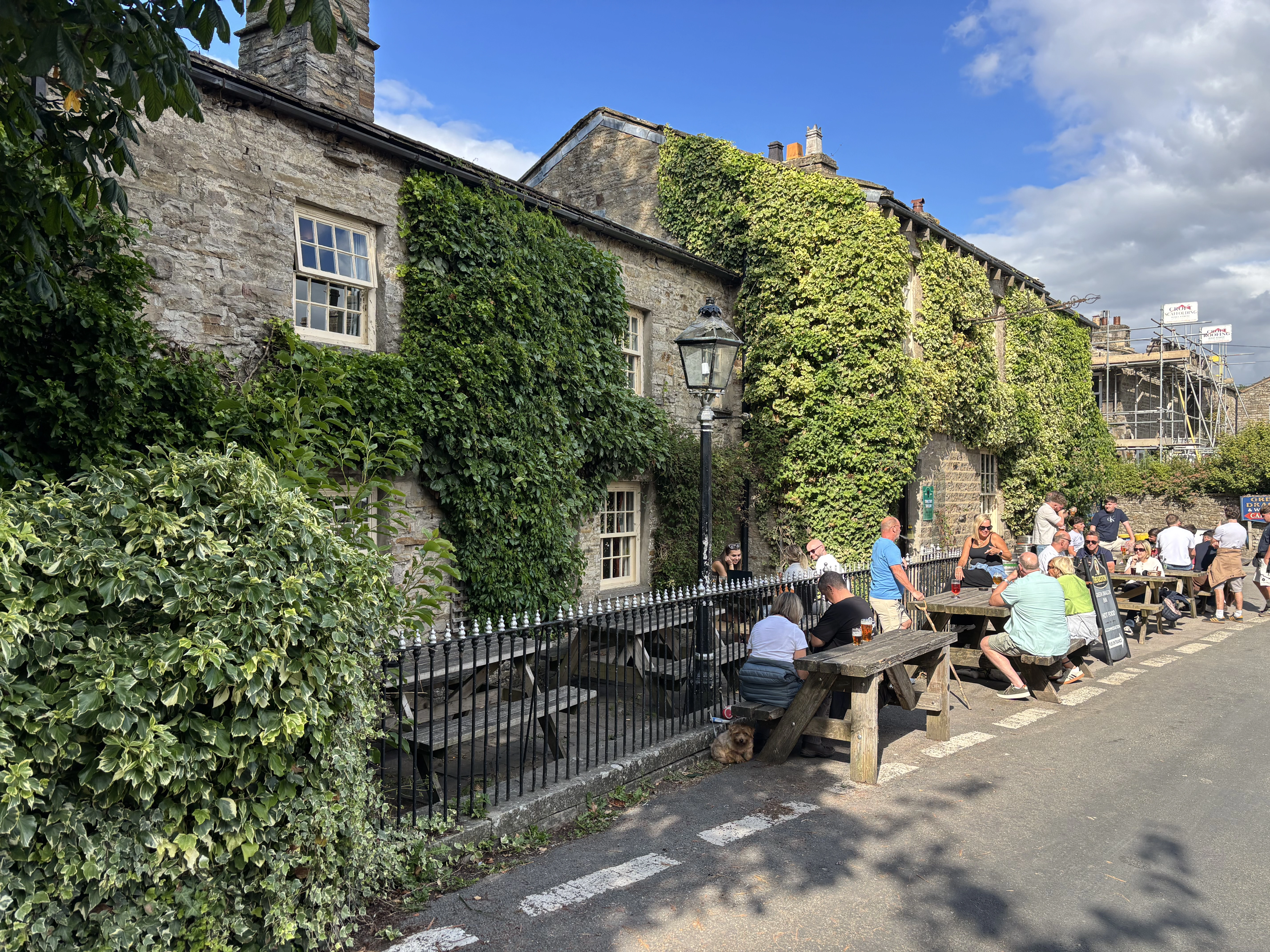 The Green Dragon Inn beside Hardraw Force in Wensleydale